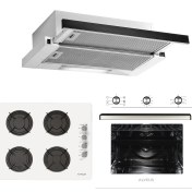 Resim Alveus Destıny 614 Beyaz 3'lü Ankastre Set (Gls 640 + Mfa 614 + F6 Ecr ) 