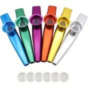 Resim Metal Kazoo Müzik Aletleri Flüt Diyafram Ağız Kazoları Müzik Aletleri Gitar İçin İyi Arkadaş 