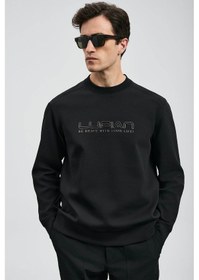 Resim Lufian Luther Siyah Erkek Sweatshirt 112030171 Siyah 