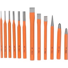 Resim Vıktec 12 Parça Profesyonel Pim Zımba ve Keski Seti (Kesme, Sökme, Delme, Dışarı Atma, Takma Için) 