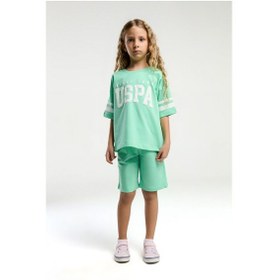 Resim U.s. Polo Assn. Kız Çocuk Yeşil Bermuda Takım Us2091 Yeşil 