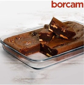 Resim Paşabahçe Borcam Dikdörtgen Tepsi - Borcam Fırın Tepsisi 59004 