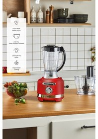 Resim Karaca Multiblend Artisan Retro 1000 W Mutfak Robotu 