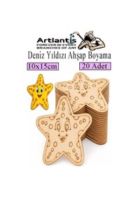 Resim Ahşap Boyama Deniz Canlıları 20 Adet 10x15cm Boyama Figürü Etkinlik Çoçuk Gelişim Motor Beceri Kreş Anasınıfı Pembe 