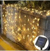 Resim Solar 100 Ledli 12 Metre Bahçe Aydınlatma 