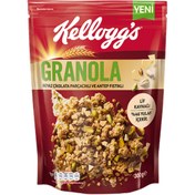 Resim KELLOGG'S Granola Beyaz Çikolata Parçacıklı ve Antep Fıstıklı 340g 