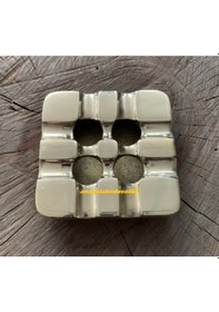 Resim Dmr Gold Pirinç Küllük Puro Küllüğü Siğara Küllük 10 10cm Parlak Sarı 