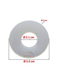 Resim VitrA Gömme Rezervuar İç Takım Boşaltma Grubu Contası 2.1x5.3 Cm VitrA 2.1 X 5.3 CM 