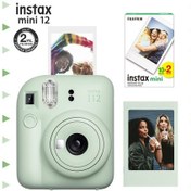 Resim Fujifilm Instax Mini 12 Fotoğraf Makinesi + Çerçeve + 20'li Mini Film Seti Yeşil 