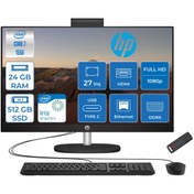 Resim HP 27-CR1013NT Ultra 7 155U 24GB Ddr5 512GB SSD Freedos 27 Inç IPS Fullhd B88GNEAF05+ZettaFlash 