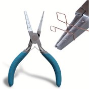 Resim 1 adet Kare Mücevher Pense 2-8mm Çaplarında Düzenli Kare Şekiller Oluşturmak İçin Ölçekli Alaşım Çelik Kare Rite Pense, Mücevher Yapımı, Tel Parçaları, Atlama Halkaları için 