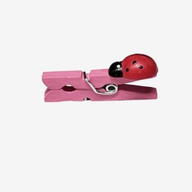 Resim EleganTShoP Minik Mandal Ahşap - Uğur Böcekli 