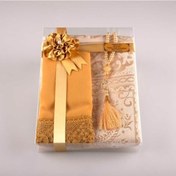 Resim Tesbih Seccade Şal Set (Gold) 