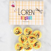 Resim Loren Crafts 8'li Balık Düğme - 1183 