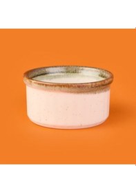 Resim Porselen Sufle Kabı - Yeşil - 9 Cm Çok Renkli 