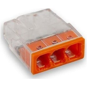 Resim Eurowest 0,50-2,5mm Geçmeli Buat Klemensi Turuncu - 1 Paket 200 Adet 