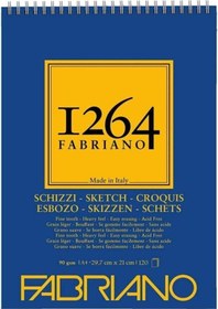 Resim Fabriano 1264 Sketch Paper Eskiz Defteri 90 G 120 Yp. Ü. Spira N11.169 