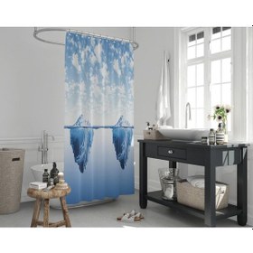 Resim Zethome Jackline Banyo Duş Perdesi 5322 Tek Kanat 1X180X200 Beyaz 