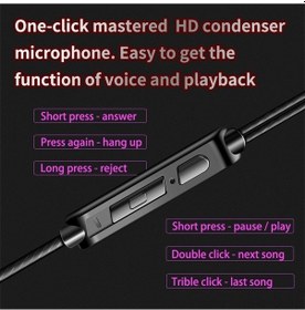 Resim Pazly Optimum Ses Kalitesi Qkz Ak6 Spor Kulaklığı Mikrofonlu Ergonomik Tasarım Siyah/kırmızı/yeşil/sarı/mavi AK6 