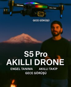 Resim Munico Pro Akıllı Drone – 4K Çift Lens Kamera, FPV Görüntüleme, Katlanabilir Tasarım | Brushless Motorlu 