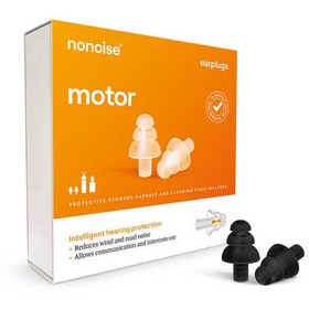 Resim NONOISE MOTOSİKLET KULAK TIKACI SİYAH 