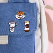 Resim 1/3 Yaratıcı Kahve Bardağı Enamel Pinleri, Karikatür Sevimli Kahve Pot Bardağı Alaşım Yıldız, Kadın Sırt Çantası Aksesuar Takı, İdeal Hediye Seçeneği 