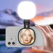 Resim 1 adet Çok Fonksiyonlu Katlanabilir Selfie Aynası, HD Ayna, Çok Açılı Döner, Masaüstü, Seyahat, Ev, Yurt Güzellik Aracı, ABS Malzeme, Pil Güçlü/USB Çift Kullanım, Lityum Pili-Polimer, ≤36V Çalışma Voltajı, Taşınabilir Ayna | Modern Makyaj Aynası | Ayarlanabilir Ayna, Makyaj Aynası, Fotoğraf Çekmek İçin Sihirli Ayna, Telefon İçin Selfie Çubuğu, Telefon İçin Selfie Aynası, Telefon İçin Tripod 