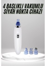 Resim 4 Başlıklı Pilli Vakumlu Siyah Nokta Temizleyici Akne Ve Sivilce Önleyici 