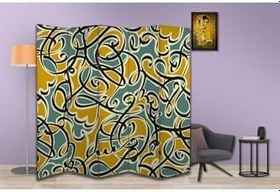 Resim Soyut Temalı Özel Tasarım Paravan Room Divider PRV1160, 180 x 180 