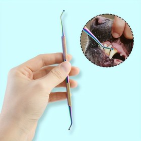 Resim Paslanmaz Çelik Evcil Hayvan Diş Temizleme Aracı - Köpekler ve Kediler için İdeal, Esnek Sap ve Çeşitli Açılarla Kapsamlı Temizlik için Profesyonel Diş Hijyeni Cihazı, Evcil Hayvan Diş Hijyeni | Esnek Diş Aracı | Dayanıklı Yapı, Evcil Hayvan Bakım Ürünleri 