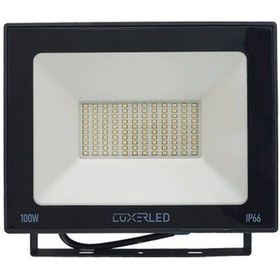 Resim Luxer 100 Watt Led Projektör Beyaz Işık 