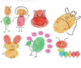Resim New Hot Selling Kindergarten Finger Print Mud Non-toxic Washable Pigment - C set 