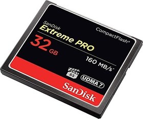 Resim SanDisk Extreme Pro 32GB CompactFlash Hafıza Kartı UDMA 7 160MB/sn'e kadar - SDCFXPS-032G-X46 