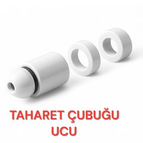 Resim By mag Taharet Çubuğu Plastik Uç Beyaz 1 Adet 