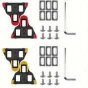 Resim Bike Cleats Cleats ile Uyumlu, SPD SH-11 Cleats Sistemi Ayakkabılar için Bisiklet Pedalları Cleat & SPD SH51/SH56 Cleats - Kapalı Açık Bisiklet ve Yol Bisikleti Cleat Seti 