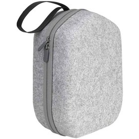 Resim Folinda Oculus Quest 2 İçin Eva Materyal Vr Gözlüğü Çantası - Şok Emici, Taşınabilir Tüm Aksesuarları Saklama Çantası Gri Renk Koyu Gri 