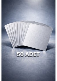 Resim Rfgate Nfc Dijital Kartvizit Ntag213 Silver - 50 Adet 