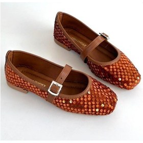 Resim Kemerli Ortopedik Topuk Dikenine Karşı Özel Üretim Babet Ayakkabı Taba Topuk Boyu 1 Cm Taba 