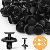 Resim 20/40 adet Araba Kaputu, Tampon ve Çamurluk Astarı için İtme Tipi Bağlantı Klipsleri - TOYOTA Camry, LEXUS ve Diğer Modeller için - OEM 90467-07201 Motor Sıçrama Kapağı Tutucu 