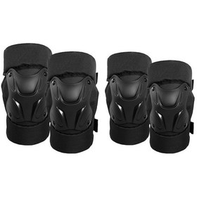 Resim Suofeng Motosiklet Diz Koruyucuları, Bisiklet Diz Koruyucu Kapakları Ve Dizlik Dirsek Koruyucuları Yetişkinler/çocuklar İçin. Çok Renkli 