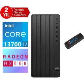 Resim Hp 290 Pro G9 Intel Core I7 13700 16GB 2tb SSD 4GB/RX550 Freedos Masaüstü Blgisayar 2624A8ET09+ZETTAUSBBELLEK 