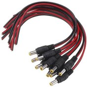 Resim Cctv. Güvenlik Kamerası. Power Jack. Jak Kablo. 30Cm. 100 Adet 