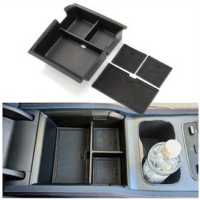 Resim Honeybeeshop Byd Atto 3 Yuan Plus 2022 2024 Merkezi Konsol Kolçak Depolama Kutusu Siyah 