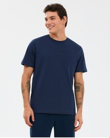 Resim Skechers M Essential T-shirt Erkek Lacivert Tshirt S2510017-0505 Lacivert 