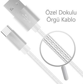 Resim Polosmart PSM06 1 Metre Beyaz Lightning Hızlı Şarj Kablosu,Beyaz 