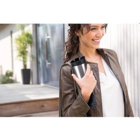 Resim Metmaxx Termal Mugg Titanyum Çelik Matara Kamp Outdoor Matarası 380 Ml. Gri 