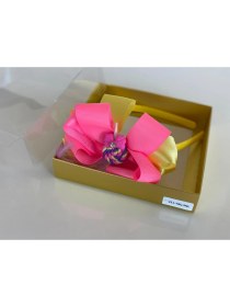Resim Queen Accessories Neon Pembe Sarı Lolipop Süslü Anne Kız Çocuk Bebek Taç 