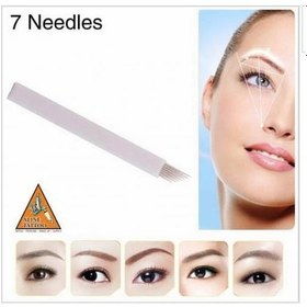 Resim 1 Adet 7'Li Kalıcı Makyaj Mıcrobladıng İğneleri 