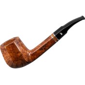 Resim Şahin Üç Yıldız 484 9mm. Filtreli Ebonit Saplı Pipo 