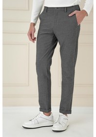 Resim Efor Slim Fit Waffle Kumaş Esnek Pamuk Antrasit Pantolon P 1168 Antrasit 